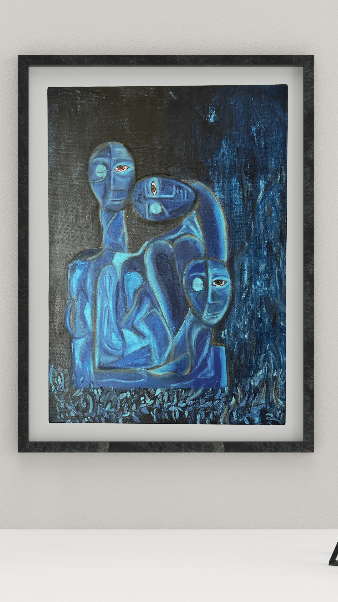 Blue limited print